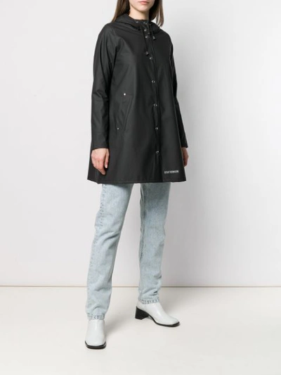 Shop Stutterheim Mosebacke Raincoat In Black