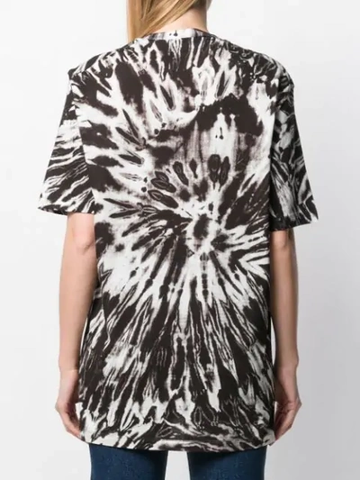 Dsquared2 Oversized Tie-dye T-shirt In Black