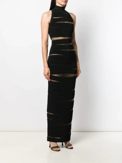 RIBBED PANEL DRESS