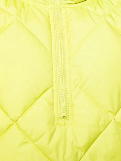Shop Adidas By Stella Mccartney Diamond Quilted Jacket In Green