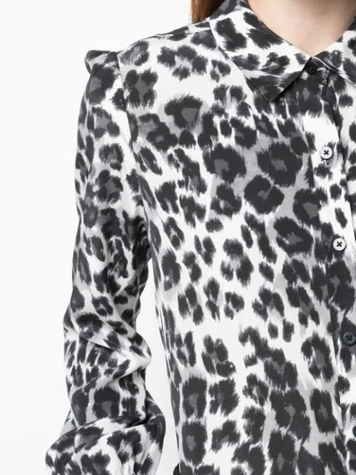 Shop Diane Von Furstenberg Mariah Shirt In Black