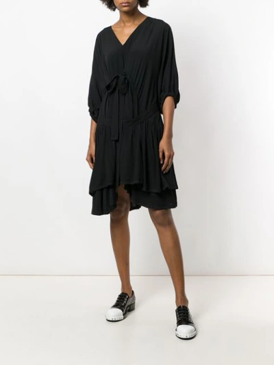 Shop Henrik Vibskov Grace Asymmetric Dress - Black