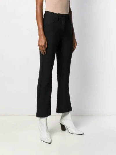 Shop Off-white Klassische Cropped-hose In Black