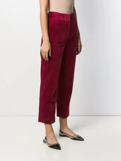 Shop Vanessa Bruno Corduroy Trousers In Red