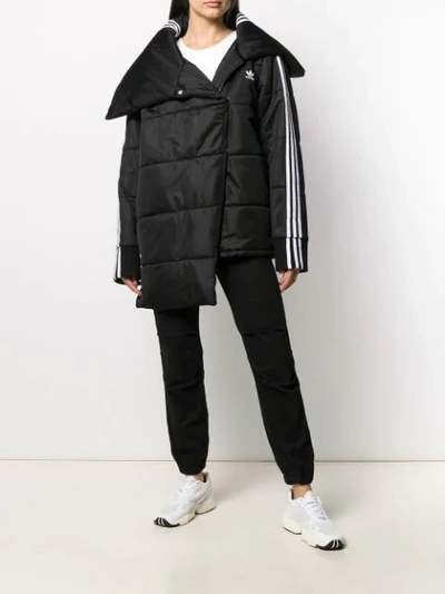 Adidas Originals Puffer 36 Tracktop Jacket In Black | ModeSens