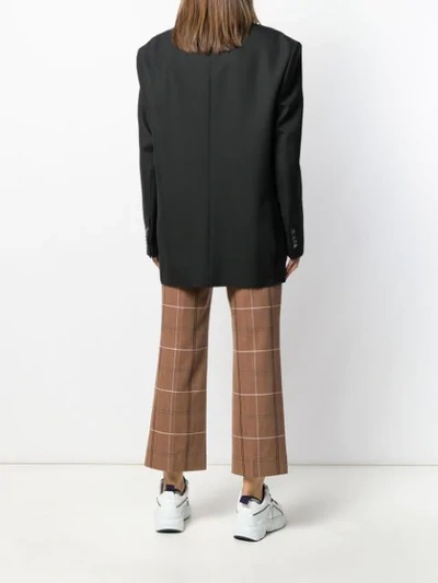 Shop Acne Studios Menswear-inspired Tailored Jacket In Black