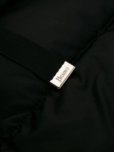 Herno Hooded Puffer Jacket In 9300 Black