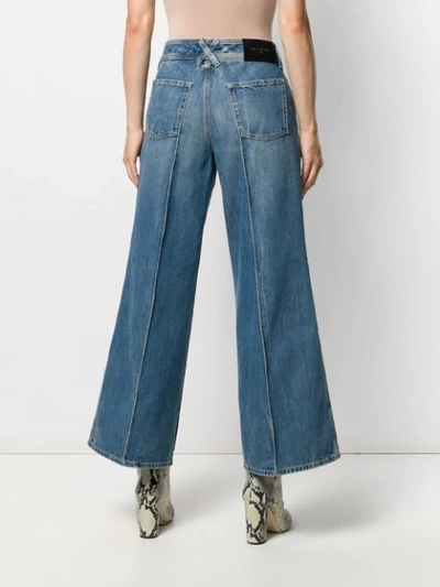 Shop Givenchy Wide-leg Jeans In Blue
