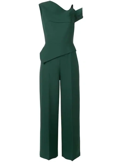 asymmetric design jumpsuit