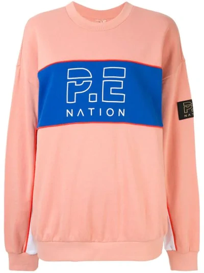 Shop P.e Nation Sonic Sweatshirt In Pink