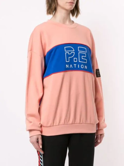 Shop P.e Nation Sonic Sweatshirt In Pink