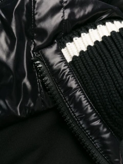 Shop Moncler Hooded Padded Jacket In Black