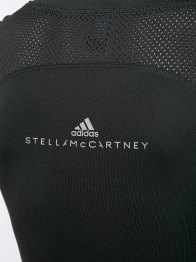 Shop Adidas By Stella Mccartney Logo Training T-shirt In Black