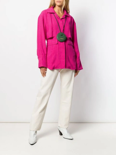 Shop Jacquemus Monceau Shirt In Pink