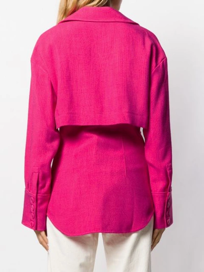 Shop Jacquemus Monceau Shirt In Pink