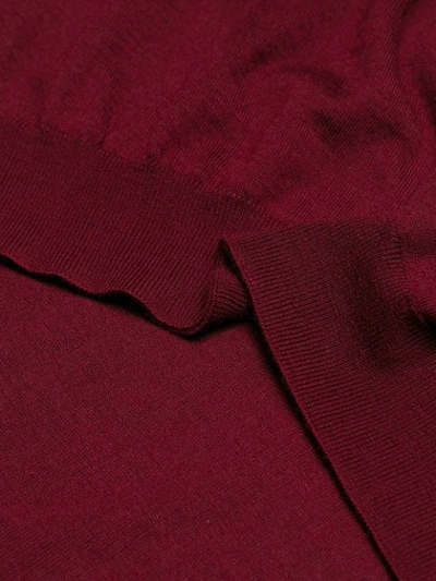 Shop Prada Short-sleeved Sweatshirt - Red