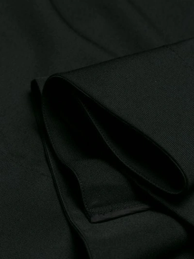 Shop Marni Overstitched Inverted Pleat Midi Skirt - Black