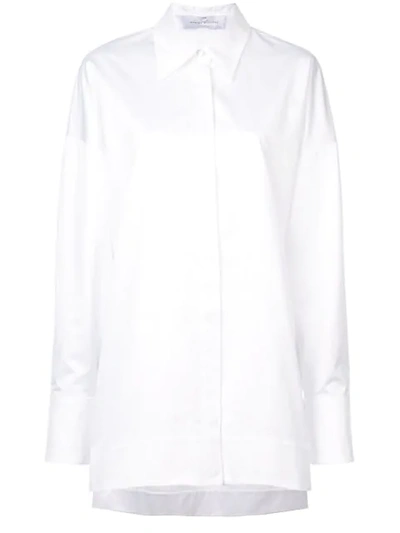 Shop Marina Moscone Oversized Shirt - White