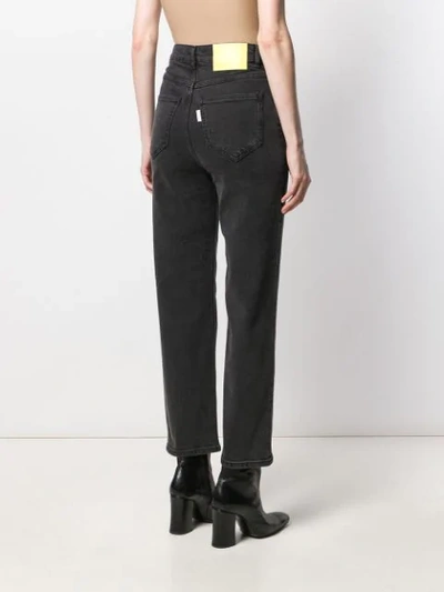 Shop Aalto High Waisted Jeans In Grey