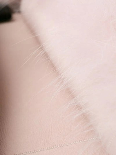 Shop Blancha Sleeveless Fur Gilet In Pink