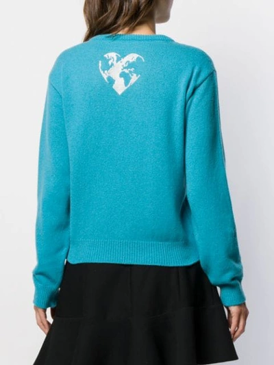 Shop Alberta Ferretti Save Me Jumper In Blue