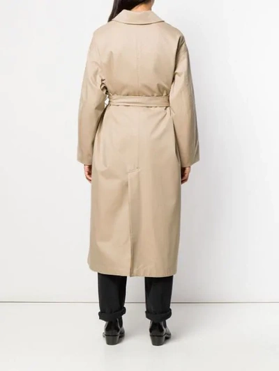 Shop Mackintosh Amulree Honey Cotton & Virgin Wool Oversized Reversible Trench Coat | Lm-1014r In Neutrals
