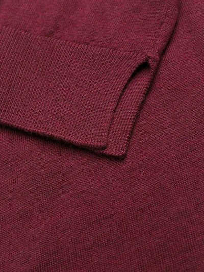 Shop Pringle Of Scotland Slim-fit Jumper In Red