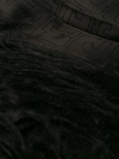 Shop Paco Rabanne Faux-fur Oversized Gilet In Black