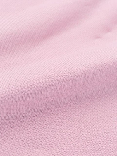 Shop Stella Mccartney 2001 Logo Print Hoodie In Pink