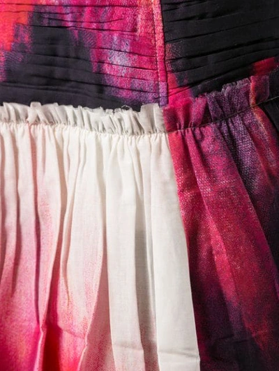 Shop Aje Miami Tie Dye Skirt In Multicolour