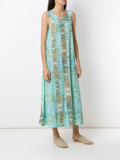 Shop Lygia & Nanny Manati Print Dress In Green