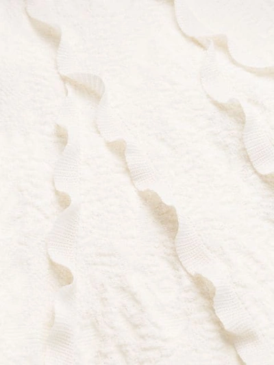 ANTONINO VALENTI SHORT FLARED DRESS - 白色