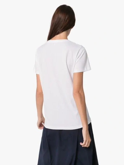 Shop Loewe Anagram Logo T-shirt In White