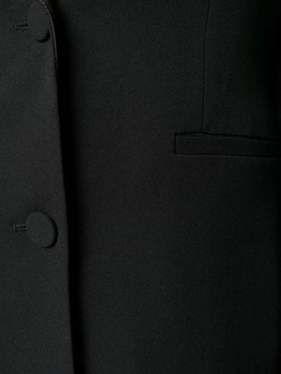Shop Self-portrait Blazer-style Coat In Black
