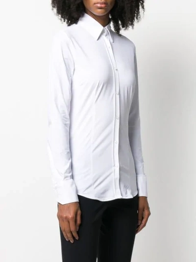 Shop Rrd Slim-fit Oxford Shirt In White
