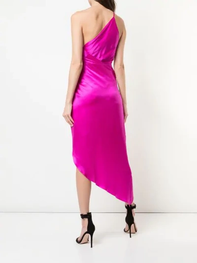 Shop Michelle Mason Twist Knot Gown In Pink