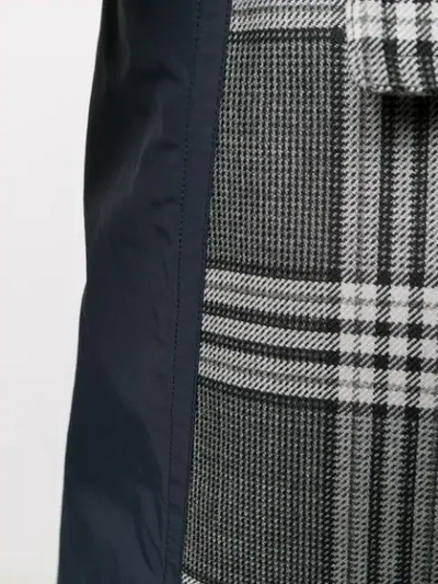 Shop Marni Multi-print Button-up Long Coat In Grey