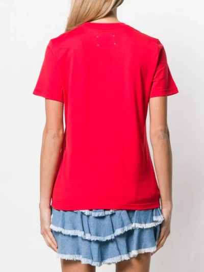 Shop Alberta Ferretti I Love You T-shirt In Red