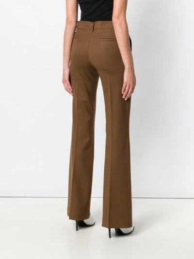 Shop P.a.r.o.s.h . Bootcut Trousers - Brown