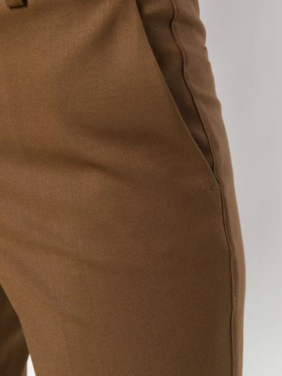 Shop P.a.r.o.s.h. Bootcut Trousers - Brown