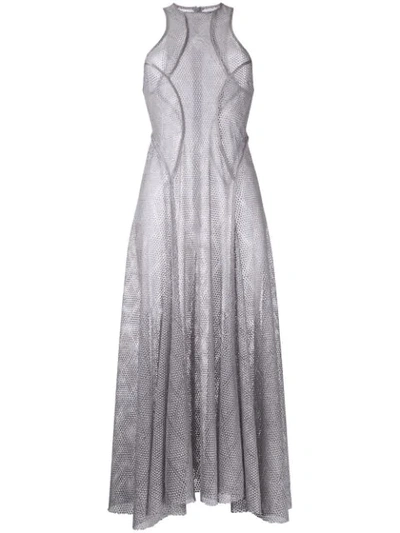 Shop Bianca Spender Lace Cosmopolitan Dress In Grey