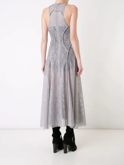 Shop Bianca Spender Lace Cosmopolitan Dress In Grey