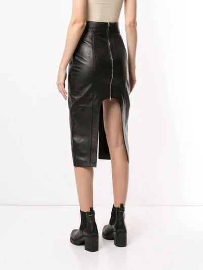 Shop Boyarovskaya Cutout Pencil Skirt In Black