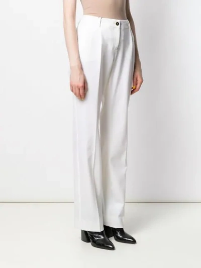 Shop Dolce & Gabbana Tailored Trousers In White