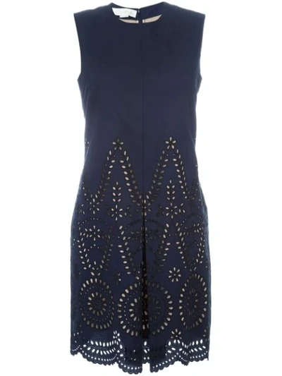 Shop Stella Mccartney 'aline' Dress - Blue