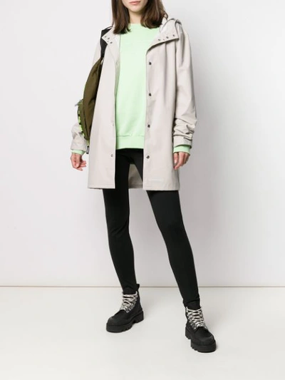 Shop Stutterheim Stockholm Raincoat In Neutrals