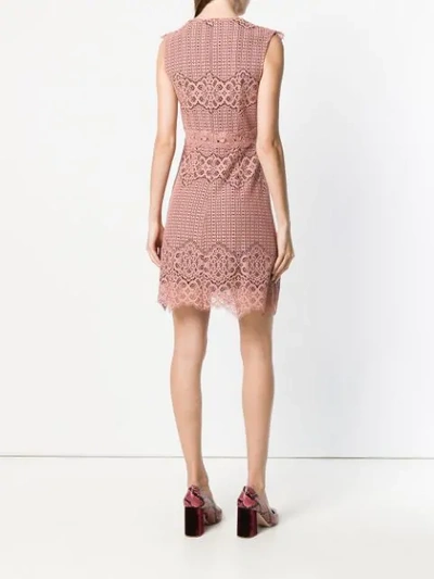 Shop Pinko Minikleid Aus Spitze In Pink