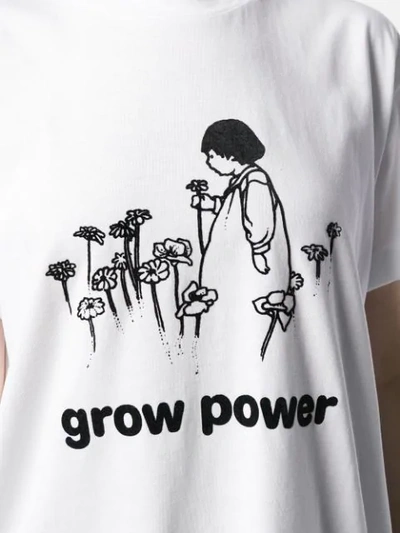 Shop Stella Mccartney Grow Power T-shirt In White