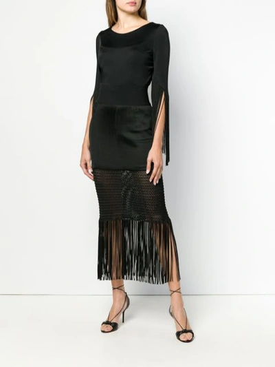 Shop Galvan Vesper Skirt - Black