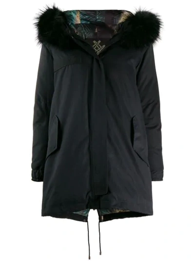 Shop Mr & Mrs Italy Army Down Parka In 900008 Black Forest